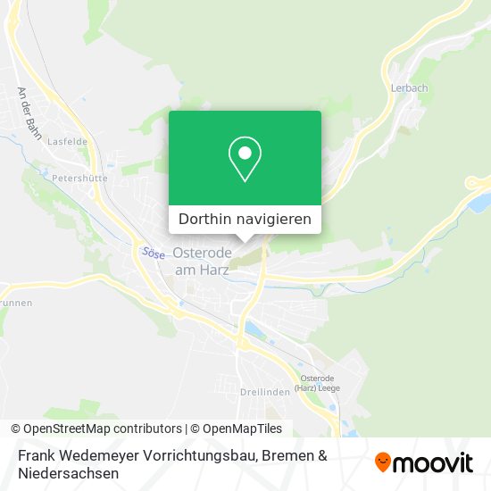 Frank Wedemeyer Vorrichtungsbau Karte