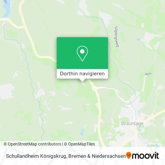 Schullandheim Königskrug Karte