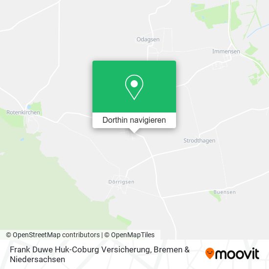 Frank Duwe Huk-Coburg Versicherung Karte