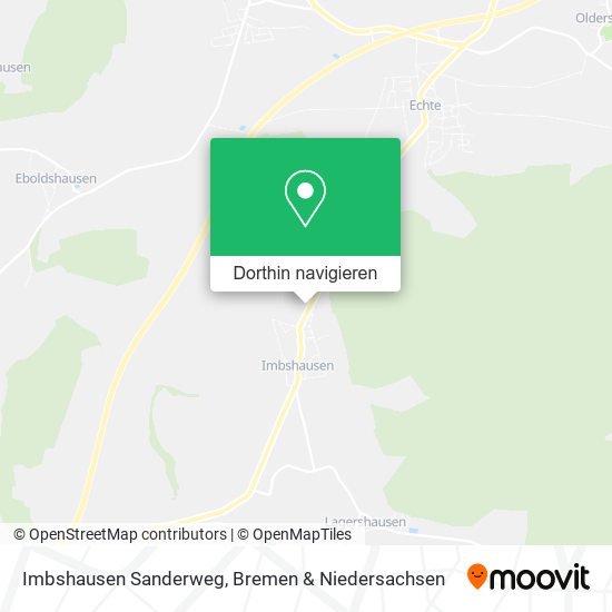 Imbshausen Sanderweg Karte
