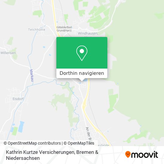 Kathrin Kurtze Versicherungen Karte
