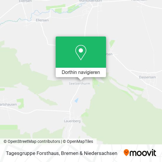 Tagesgruppe Forsthaus Karte