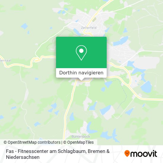 Fas - Fitnesscenter am Schlagbaum Karte