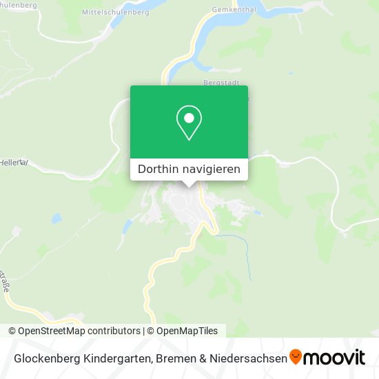 Glockenberg Kindergarten Karte
