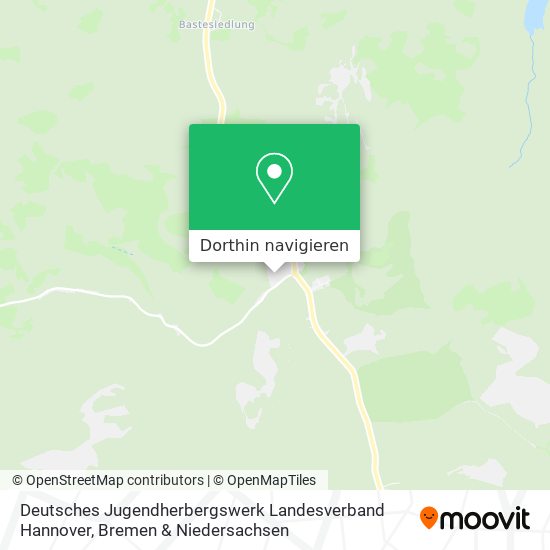 Deutsches Jugendherbergswerk Landesverband Hannover Karte