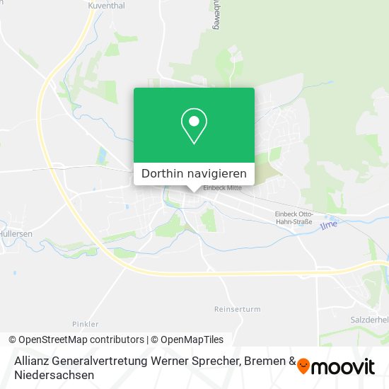 Allianz Generalvertretung Werner Sprecher Karte