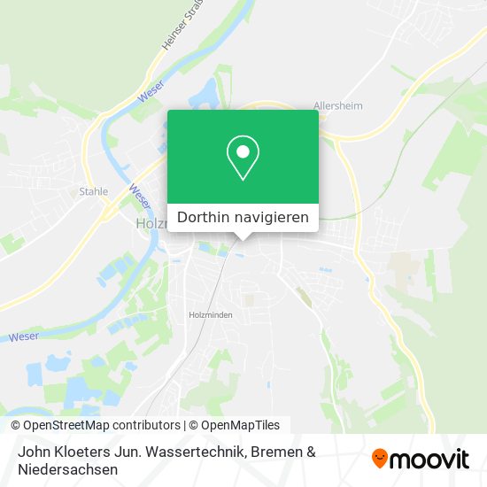John Kloeters Jun. Wassertechnik Karte
