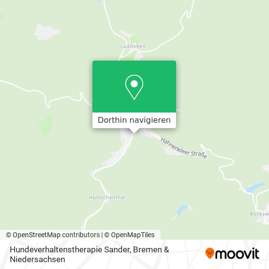 Hundeverhaltenstherapie Sander Karte