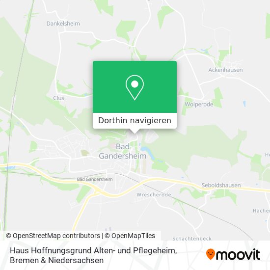 Haus Hoffnungsgrund Alten- und Pflegeheim Karte