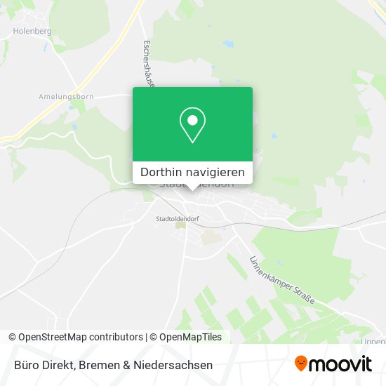 Büro Direkt Karte