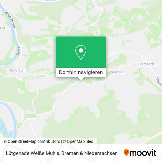 Lütgenade Weiße Mühle Karte