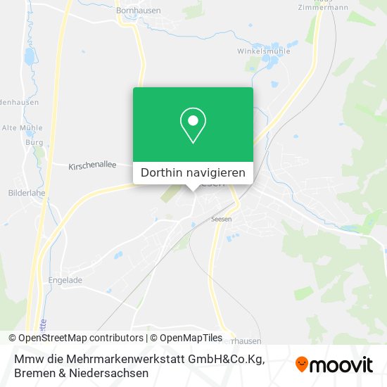 Mmw die Mehrmarkenwerkstatt GmbH&Co.Kg Karte