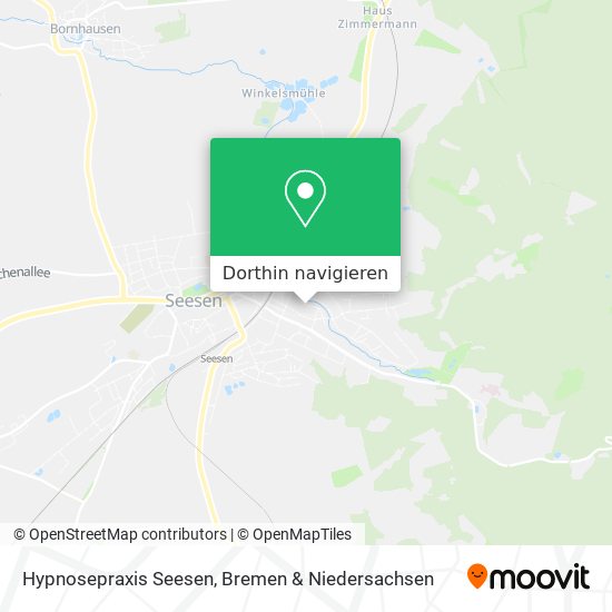Hypnosepraxis Seesen Karte