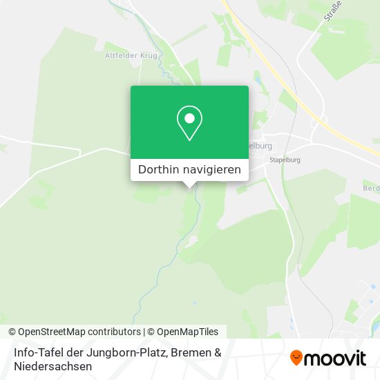 Info-Tafel der Jungborn-Platz Karte