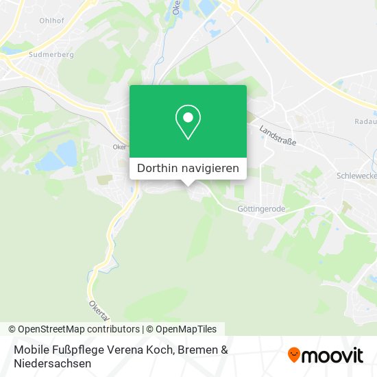 Mobile Fußpflege Verena Koch Karte
