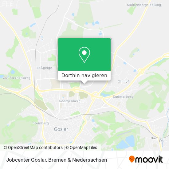 Jobcenter Goslar Karte