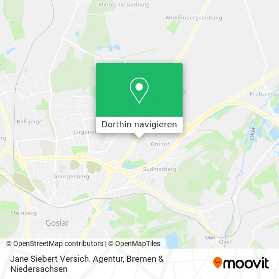 Jane Siebert Versich. Agentur Karte