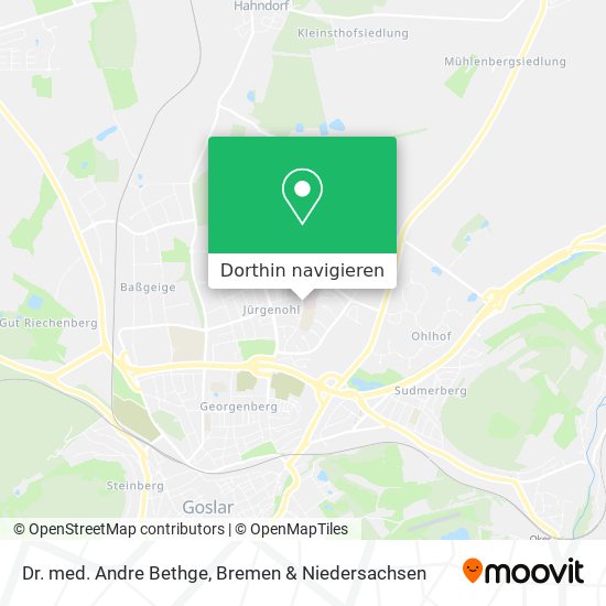 Dr. med. Andre Bethge Karte