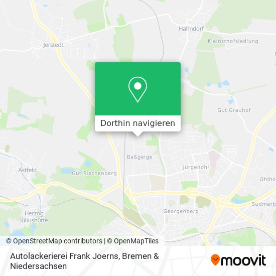 Autolackerierei Frank Joerns Karte