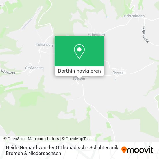 Heide Gerhard von der Orthopädische Schuhtechnik Karte