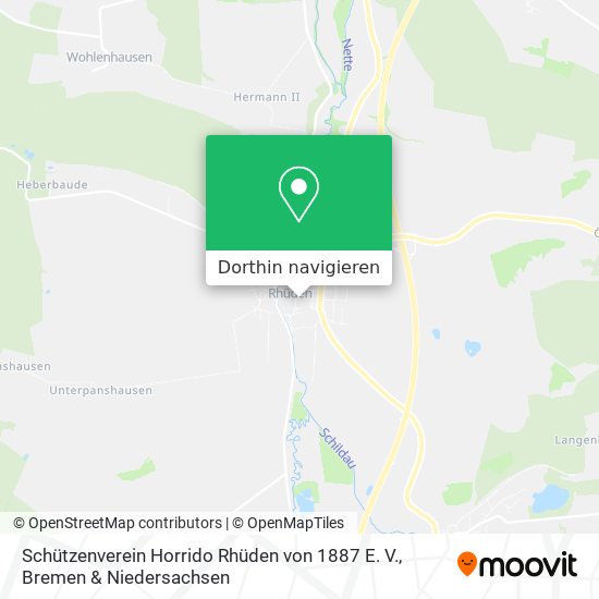 Schützenverein Horrido Rhüden von 1887 E. V. Karte
