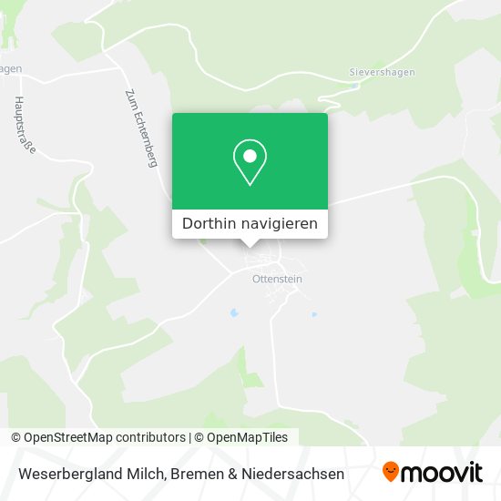 Weserbergland Milch Karte