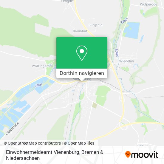 Einwohnermeldeamt Vienenburg Karte