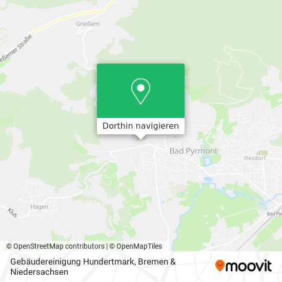 Gebäudereinigung Hundertmark Karte