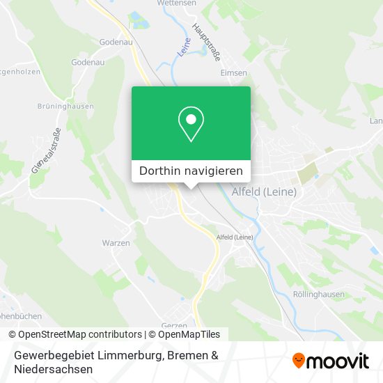 Gewerbegebiet Limmerburg Karte