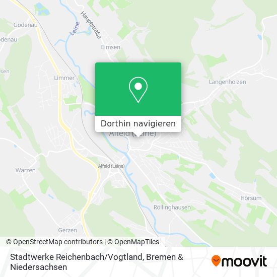 Stadtwerke Reichenbach / Vogtland Karte