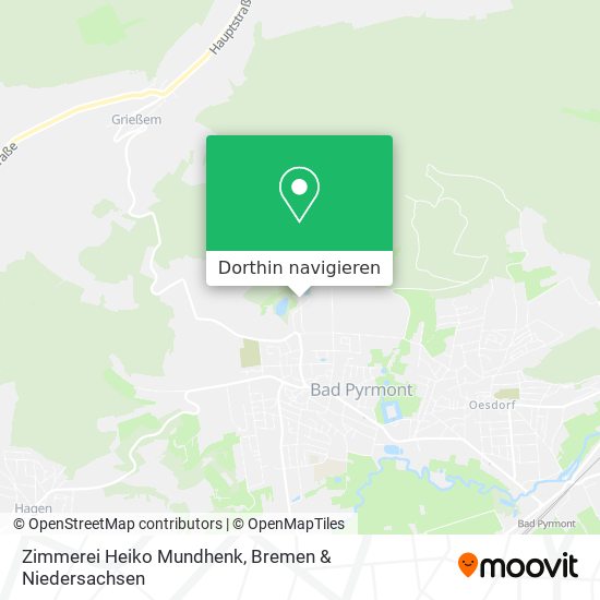 Zimmerei Heiko Mundhenk Karte