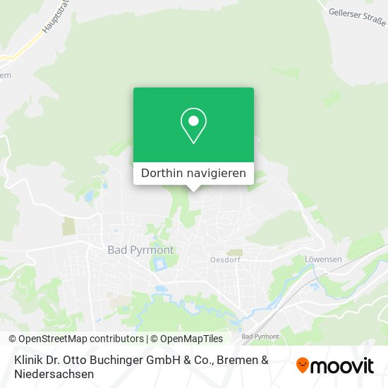 Klinik Dr. Otto Buchinger GmbH & Co. Karte