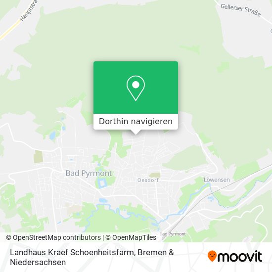 Landhaus Kraef Schoenheitsfarm Karte