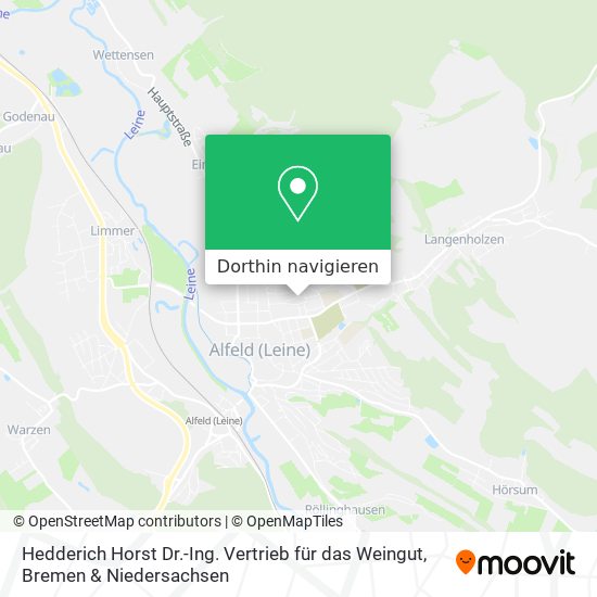 Hedderich Horst Dr.-Ing. Vertrieb für das Weingut Karte