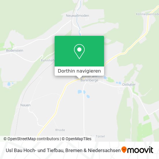 Usl Bau Hoch- und Tiefbau Karte