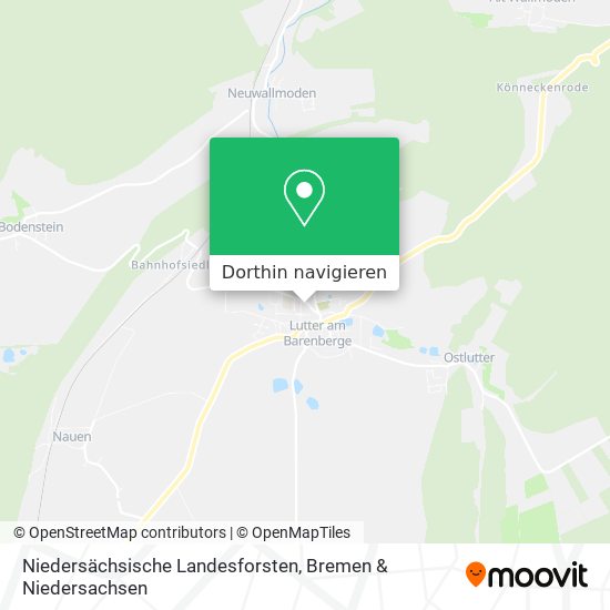 Niedersächsische Landesforsten Karte