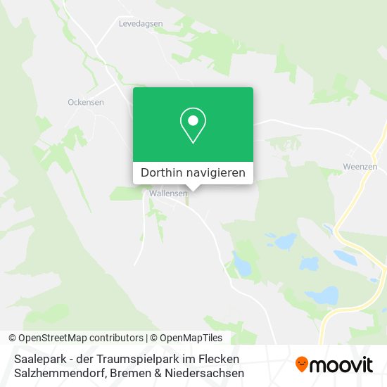 Saalepark - der Traumspielpark im Flecken Salzhemmendorf Karte