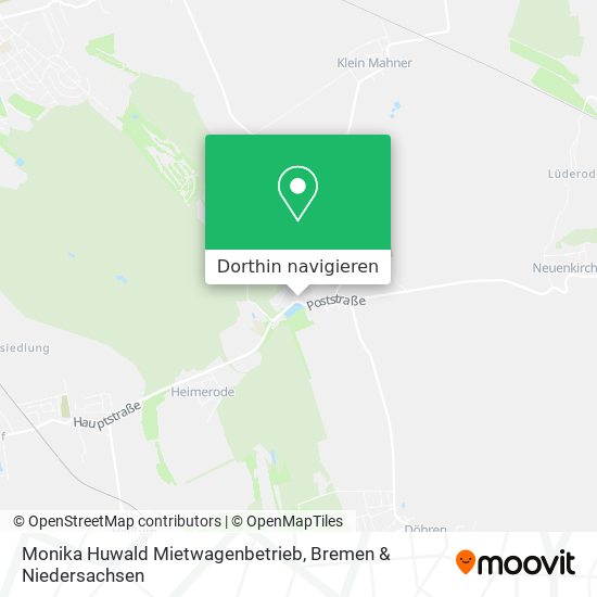 Monika Huwald Mietwagenbetrieb Karte