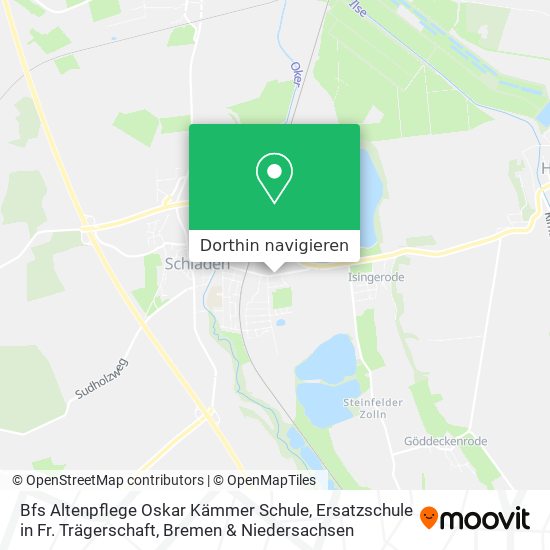 Bfs Altenpflege Oskar Kämmer Schule, Ersatzschule in Fr. Trägerschaft Karte