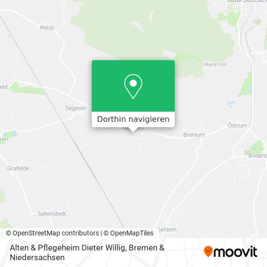Alten & Pflegeheim Dieter Willig Karte