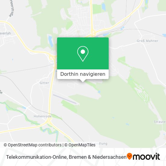 Telekommunikation-Online Karte