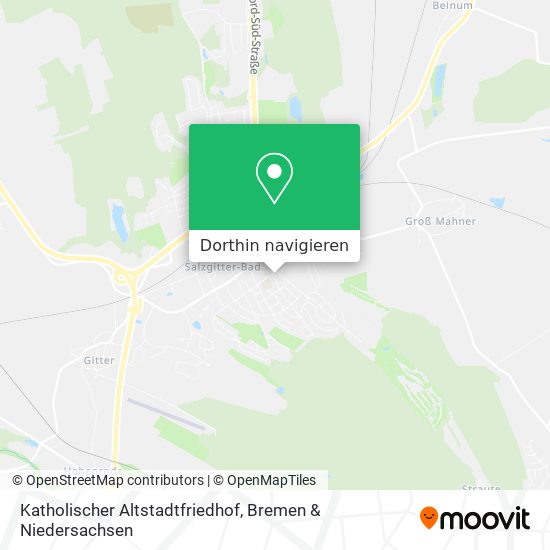 Katholischer Altstadtfriedhof Karte