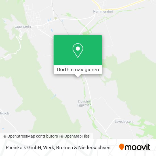 Rheinkalk GmbH, Werk Karte