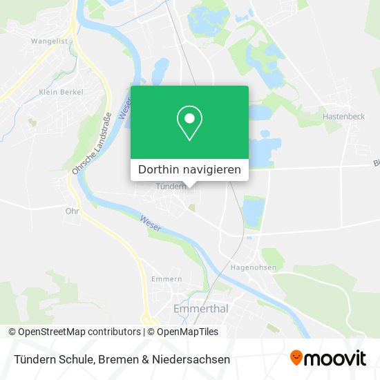 Tündern Schule Karte
