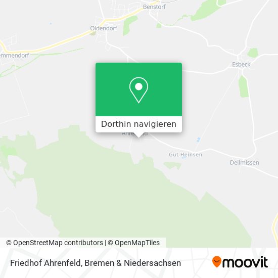 Friedhof Ahrenfeld Karte
