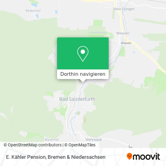 E. Kähler Pension Karte