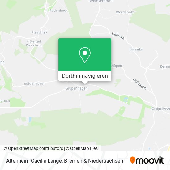 Altenheim Cäcilia Lange Karte