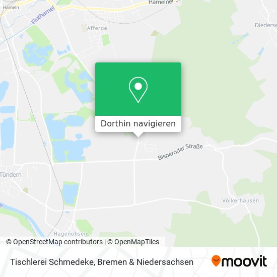 Tischlerei Schmedeke Karte