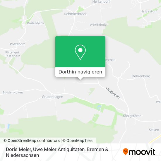 Doris Meier, Uwe Meier Antiquitäten Karte