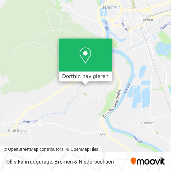 Ollis Fahrradgarage Karte